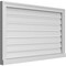 Ekena Millwork Vertical Surface Mount PVC Gable Vent: Functional, w/ 2"W x 2"P Brickmould Sill Frame, 40"W x 24"H GVPVE40X2403SF - alternate 2